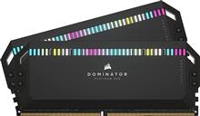 رم دوکاناله کامپیوتر کرسیر مدل Dominator Platinum RGB Black با حافظه 32 گیگابایت و فرکانس 5600 مگاهرتز